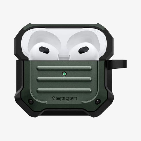 ASD00537 - Apple AirPods Pro Case Tough Armor in black showing the front